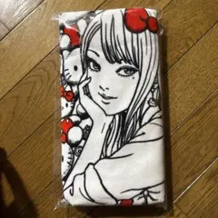 新品未開封　ギャル富江×ハローキティ　大判タオル 400x1300mm