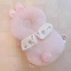 ごっつん防止　せおってクッション　ヘッドガード　うさぎピンク