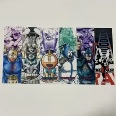 キン肉マン　イベントノベルティ　特製クリアしおり6枚セット