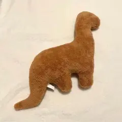 茶色い恐竜型ぬいぐるみ材料 約20cm