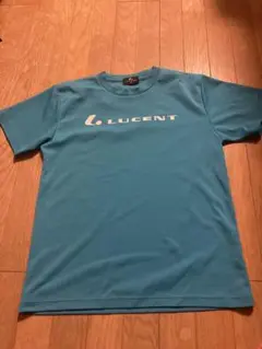 LUCENT 水色　青T シャツ　テニス　バトミントン