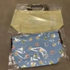 小型ナイロンバッグとアイスクリームポーチ