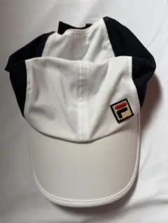 FILA キャップ ホワイト濃紺