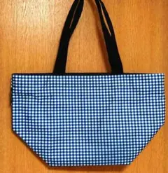 ★良品★ エルベシャプリエ ハンドバッグ ギンガムチェック柄 自立✨ ☆良品☆ エルベシャプリエ ハンドバッグ ギンガムチェック柄 自立✨