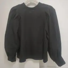 【美品】長袖ブラウス 黒