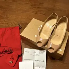 クリスチャンルブタン オープントゥ パンプス