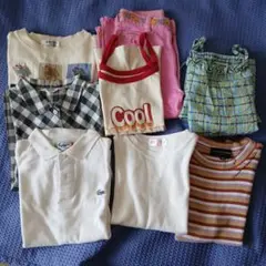ウエス　シミ、汚れあり子供服　130 140 ボロ布