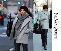 YSL クロコ メトロポリス トートバッグ