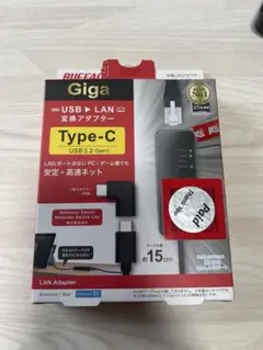 BUFFALO USB to LANアダプター Type-C