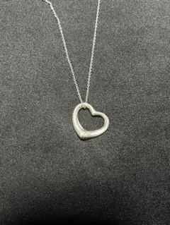 Tiffany オープンハートネックレス