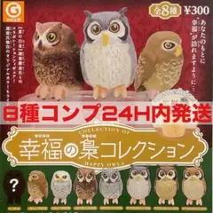[8種コンプ] 幸福の梟コレクション ガチャ　ガチャガチャ　ガシャポン