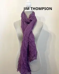 【JIM THOMPSON】美品！ストール　ショール パープル