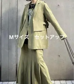 CONVERTIBLE HERRINGBONE JACKET&SKIRT