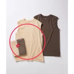 定番 人気 Hanes BIOTOP タンクトップ ベージュのみ