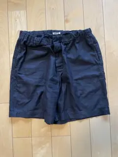 AURALEE フィンクスコットン黒サイズ5ショートパンツ