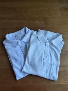 ２枚セット　140 150 白　ポロシャツ　制服　学生服