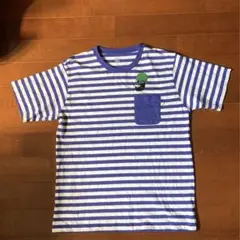 グラニフTシャツgraniph Mサイズ 美品‼️ボーダーシャツクマ　送料込み♪