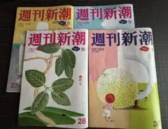 週刊新潮 27, 28, 29, 30号 セット