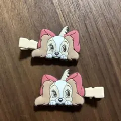 レディ 前髪クリップ わんわん物語