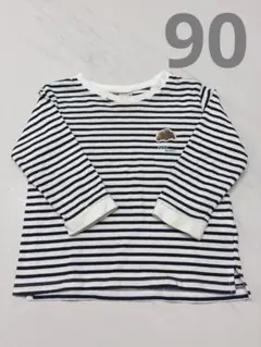 【美品】プティマイン 長袖Tシャツ 90