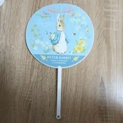 【新品】ピーターラビット　フラワーセレブレーション　ノベルティ　うちわ