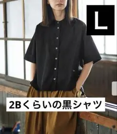 一度着✨Sunny clouds サニークラウズ 2Bくらいの黒シャツ 【L】