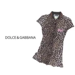 DOLCE&GABBANA ヒョウ柄 ワンピース ポロシャツ 24/38