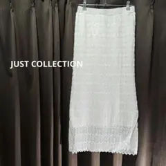JUST COLLECTION　ジャストコレクション　総レースロングスカート