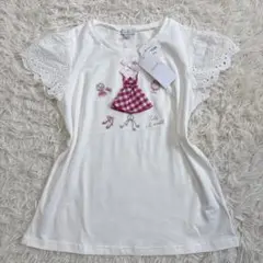 新品タグ付き✨️anyfam エニィファム ドレス アップリケ Tシャツ 150