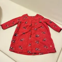 【美品】プチバトー　チュニックワンピース　74