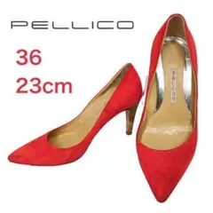 大人気!■PELLICOペリーコ ポインテッドトゥ スエードパンプス 23cm