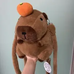 おんぶして！カピバラちゃん　ぬいぐるみリュック　リュックサック