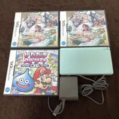 ニンテンドーDS Lite 充電器やペン付き 動作確認済み　ソフト3本付き