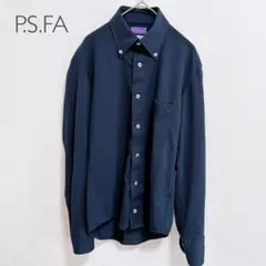 P.S.FA 長袖 ボタンダウン シャツ 吸汗速乾 （S） ビジネスカジュアル