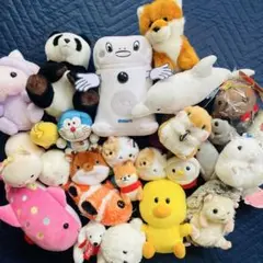 ぬいぐるみ　マスコット　27点まとめ売り　動物　キャラクター　海の生き物　他
