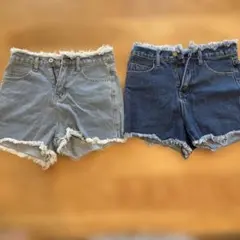 美品⭐️デニムショートパンツ 2色セット