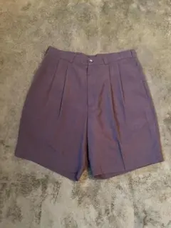 PERRY ELLIS スラックスショーツ カーキ w34 90s
