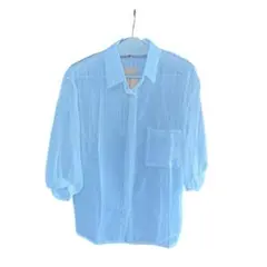 ❗️新品❗️シフォンブラウス　ＵＶケア　Lサイズ　ホワイト