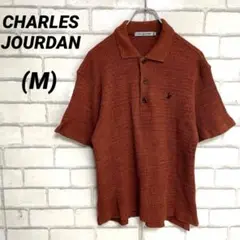 CHARLES JOURDAN シャルルジョルダン　ワッフルコットンポロシャツ