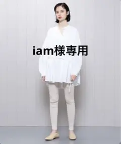 フィータ リネン ピンタックギャザーブラウスチュニック