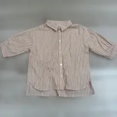 ストライプ 長袖シャツ 95cm未満