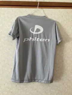 phiten グレー シャツ Sサイズ
