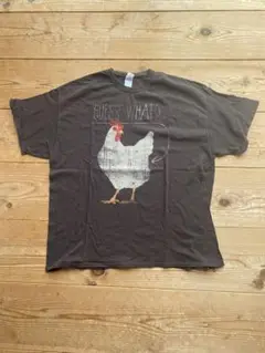 ニワトリ　Tシャツ　フェード