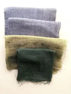 襤褸　古布　蚊帳　3枚