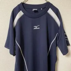 1211【M】MIZUNO ジャージ ウェア 半袖 レディース 紺色 シンプル