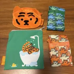 MUZIK TIGER ムジークタイガー エコバッグ　ポーチ