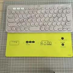 logi K380 ワイヤレスキーボード ピンク