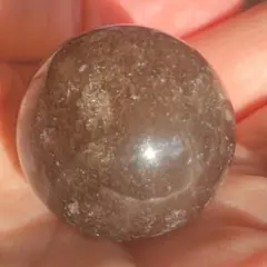 スモーキークォーツ　丸玉　天然石　茶　クリスタル