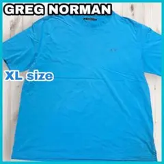 グレッグノーマン GREG NORMAN 半袖 Tシャツ 鮫 ワンポイント刺繍
