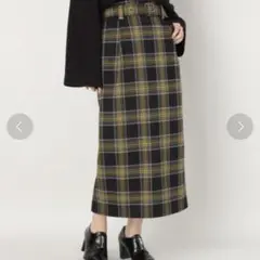 【ローリーズファーム】タータンチェックタイトスカート　Lサイズ